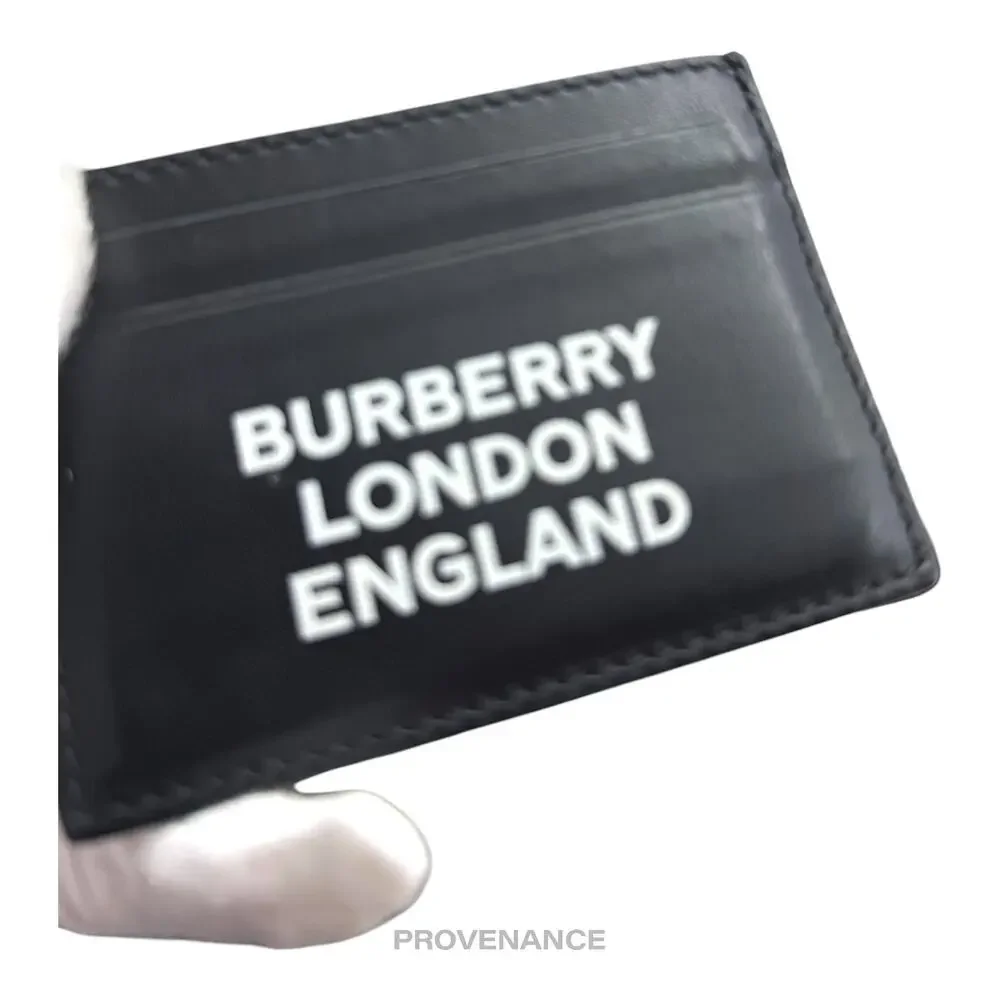 🔴 BURBERRY LONDON ENGLAND Card Holder Wallet - Black